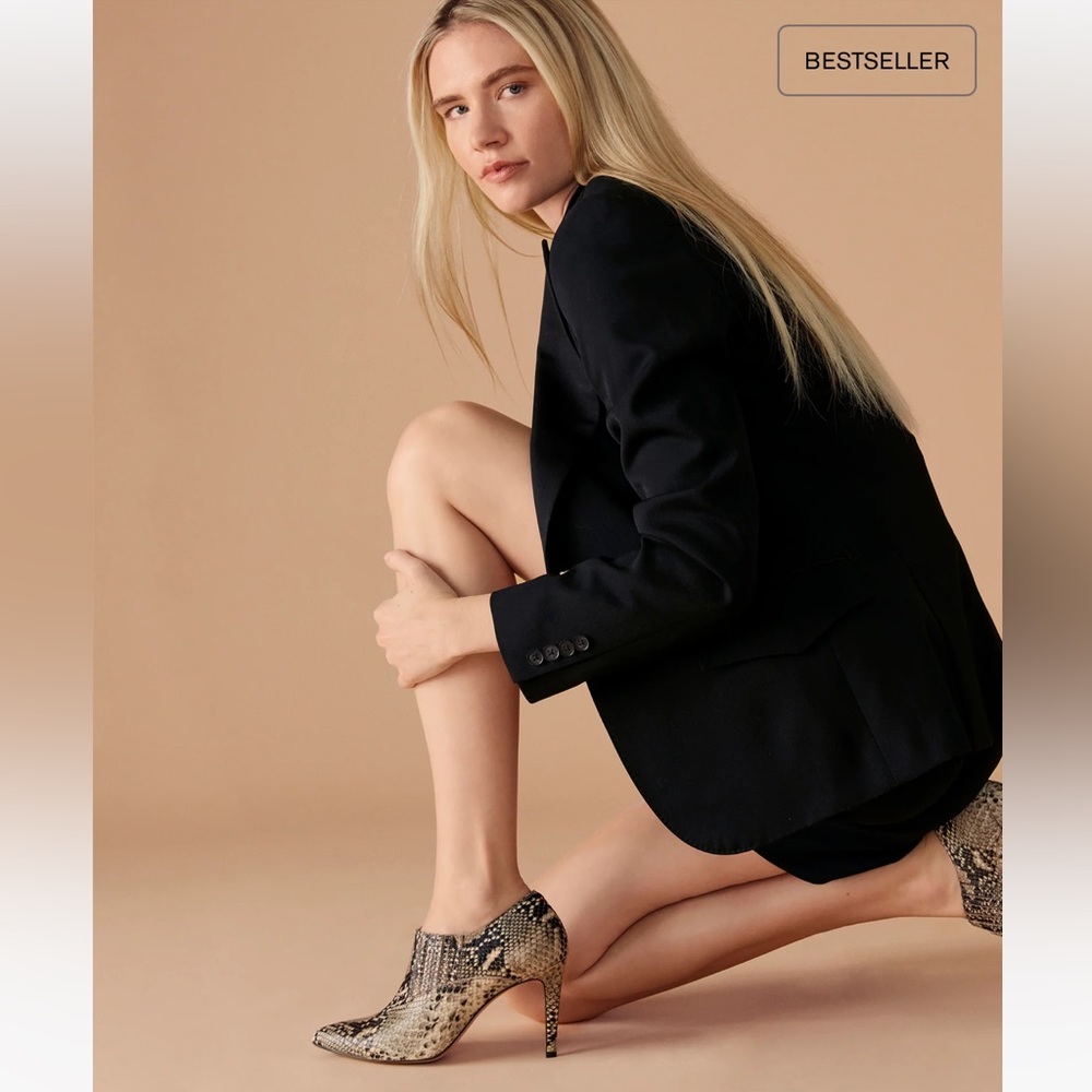 BRAND NEW - Natural Snake Emboss Booties